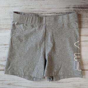 FILA Heather Gray Biker Shorts sz Medium